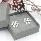 Sparkle Snowflake stud earrings