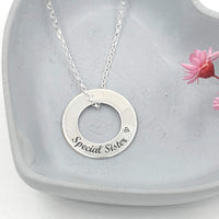 special sister circle necklace