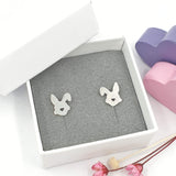 Bunny rabbit stud earrings