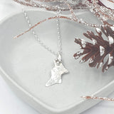 Holly leaf necklace