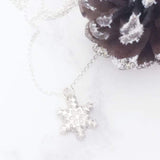 Snowflake star necklace