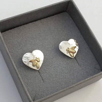 Bee Heart earrings