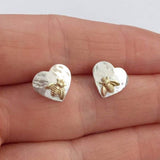 Bee Heart earrings