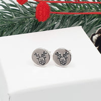 reindeer stud earrings